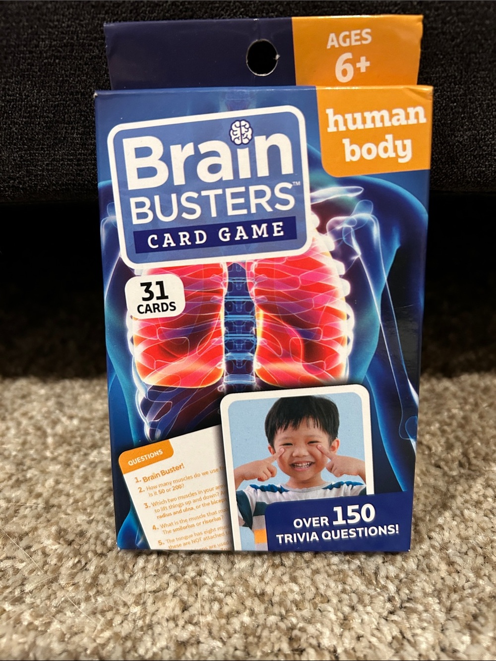 Brain Busters Human Body Card Game